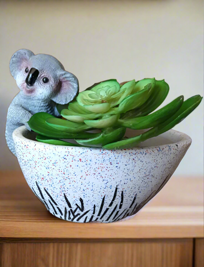 Koala pot ceramic
