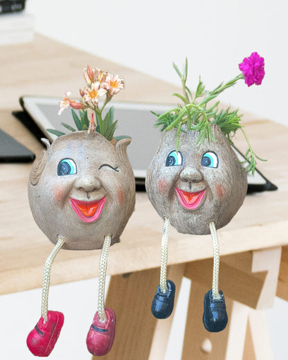 Garlic planters for Succulents