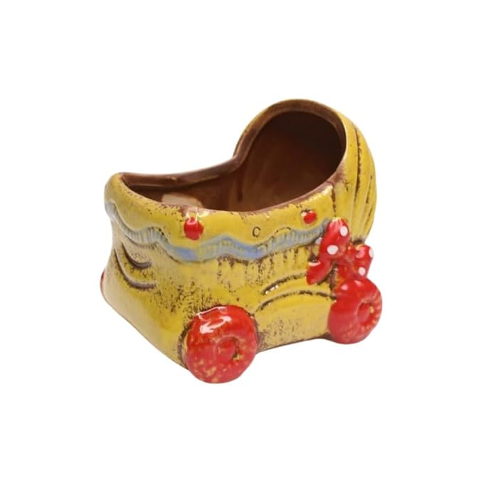 Ceramic Baby Pram Planter