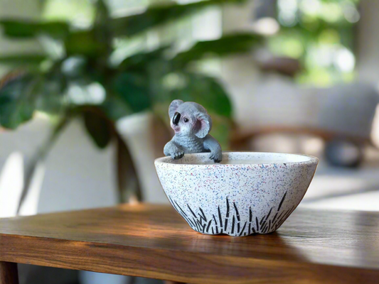 Bring a touch of nature into your home with the Koala Pot Ceramic. - a stylish and durable addition to any plant lover's collection. Made with high-quality ceramic, this pot provides the perfect environment for your plants to thrive in. Its neutral design and versatile size make it a must-have for any indoor or outdoor space.&nbsp;