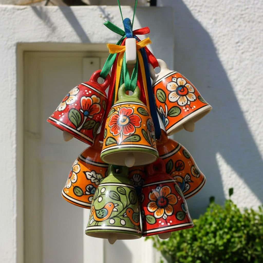 Ceramic Bells Pair