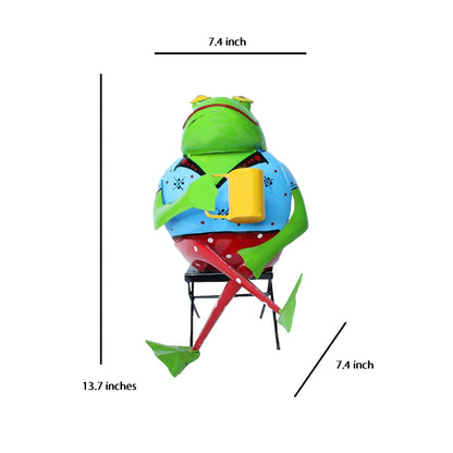 Make your garden hop with these playful metal frogs, perfect for adding a touch of whimsy to your outdoor space. The Mr. and Mrs. Froggie pair will bring charm and character to any garden, while also serving as a unique and eye-catching decor piece.