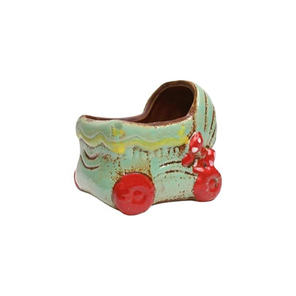 Ceramic Baby Pram Planter