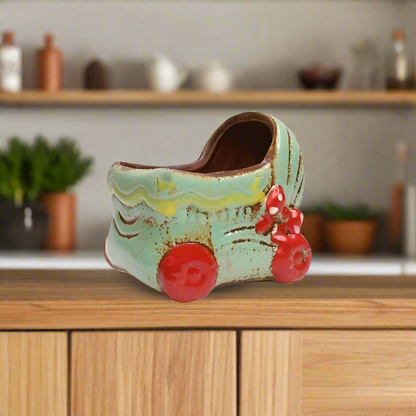 Ceramic Baby Pram Planter