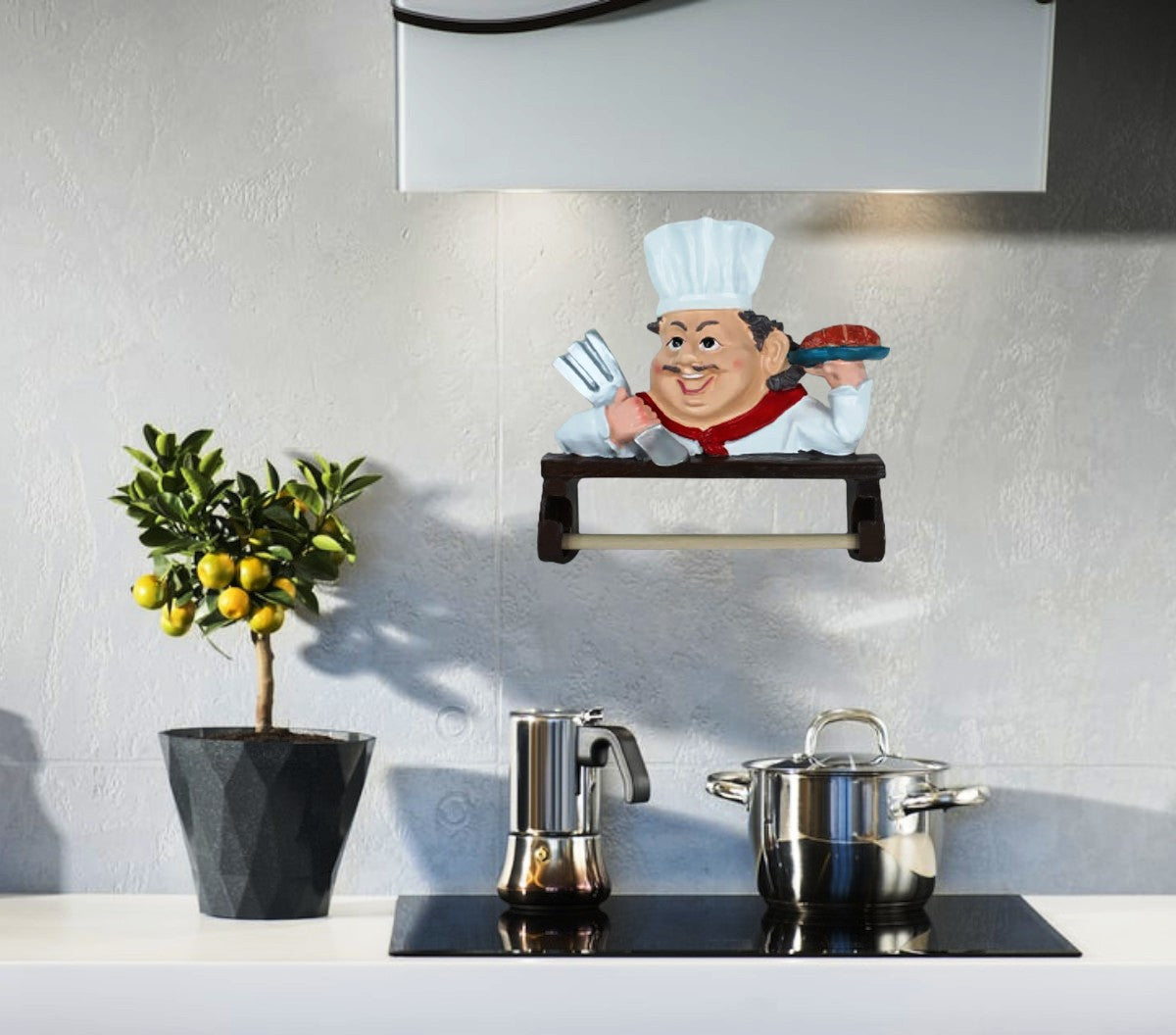 Chef Tissue holder(Horizontal roll)