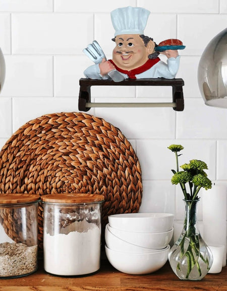 Chef Tissue holder(Horizontal roll)