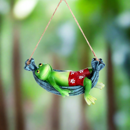 Funky Frog on swing