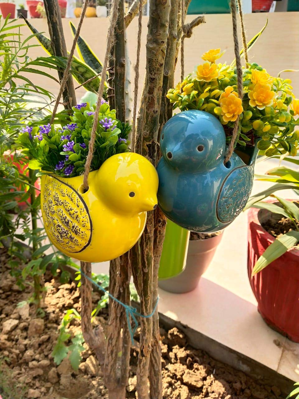 Hanging Bird Planter