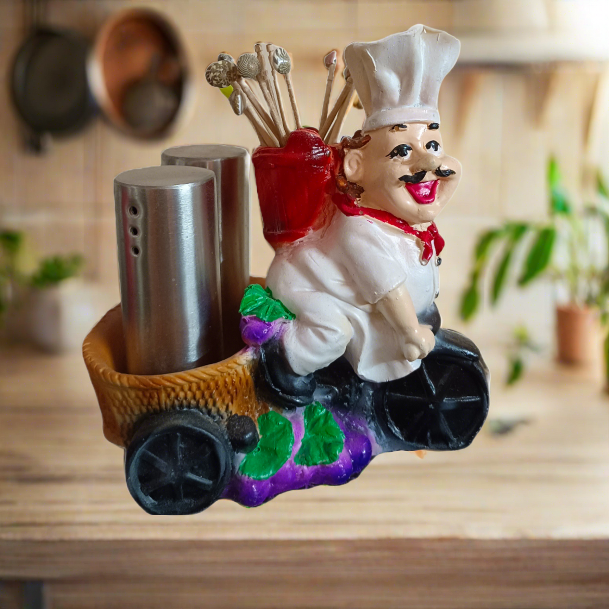 Chef on Bicycle