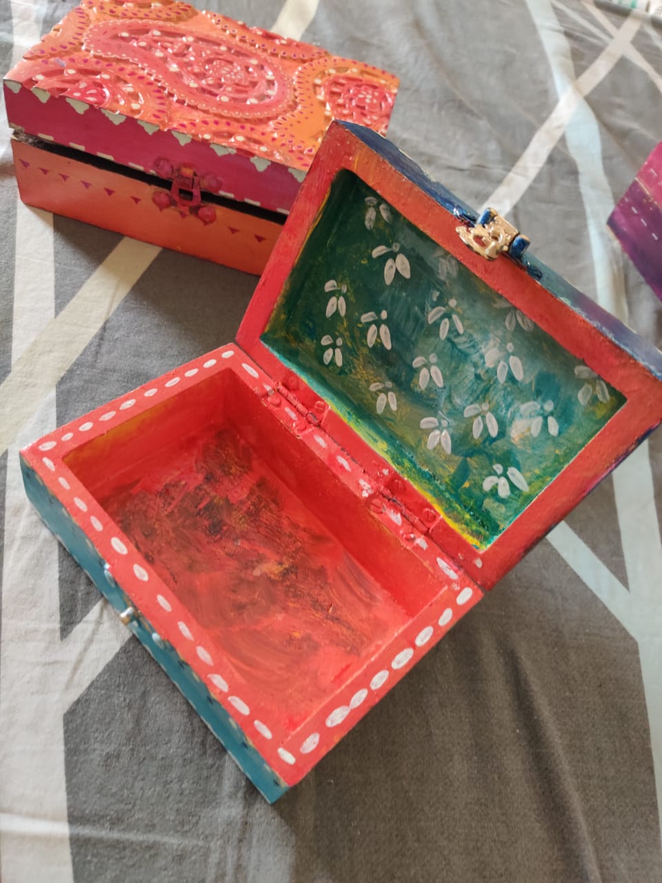 Wooden Carved boxes