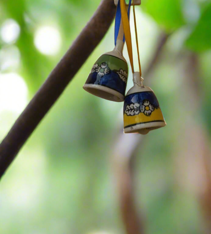 Ceramic Bells Pair