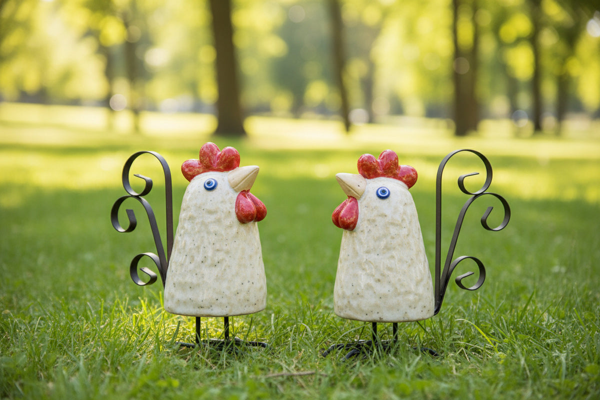 Hen and Rooster