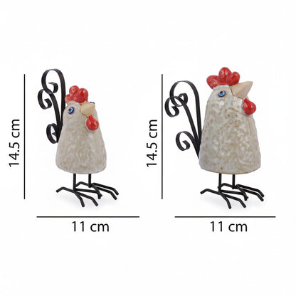 Hen and Rooster