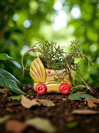Ceramic Baby Pram Planter