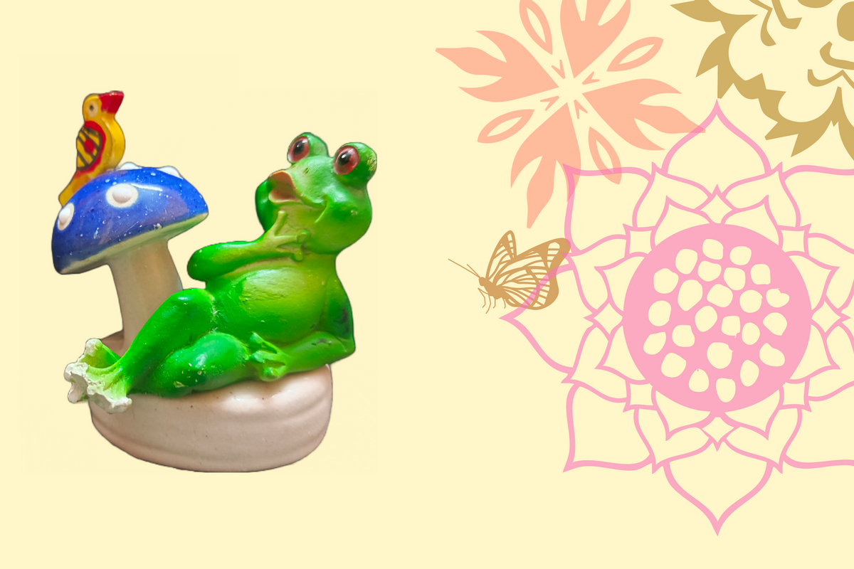 Mini frogs (set of 2)