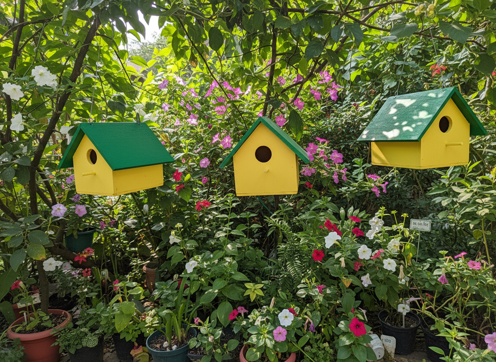 Birdhouse Colourful
