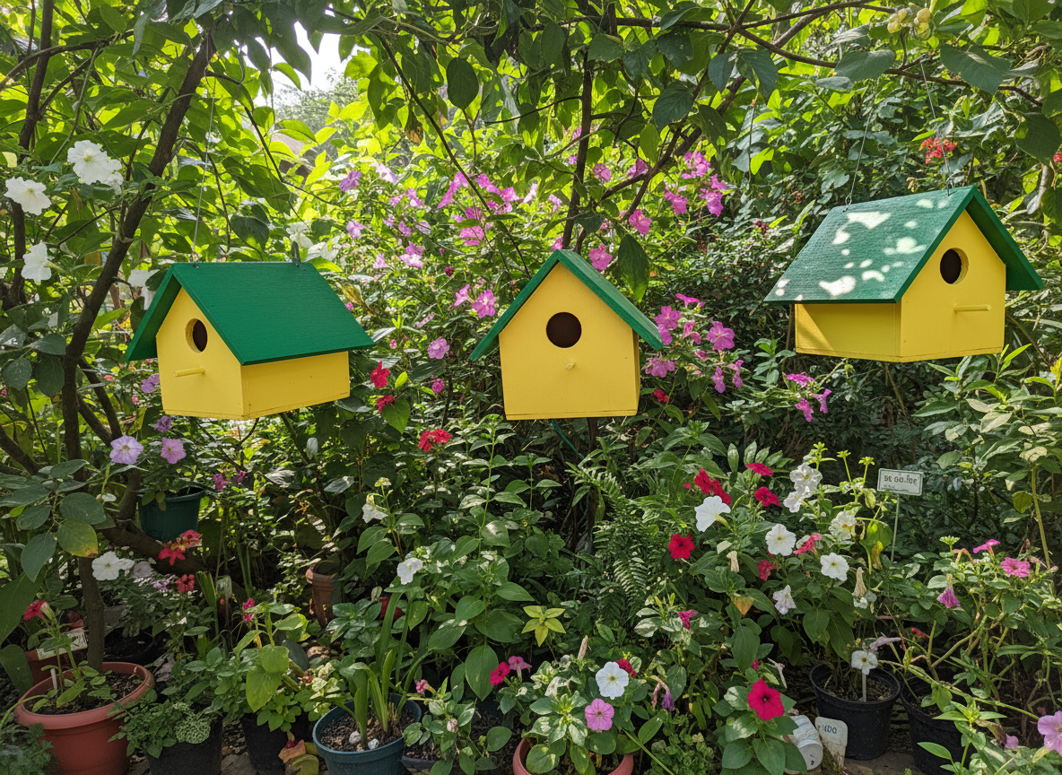 Birdhouse Colourful