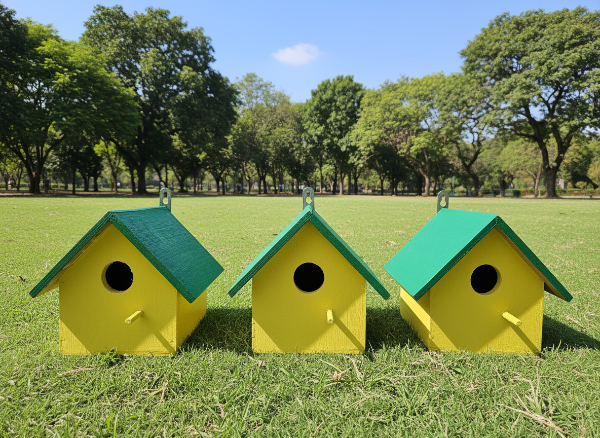 Birdhouse Colourful