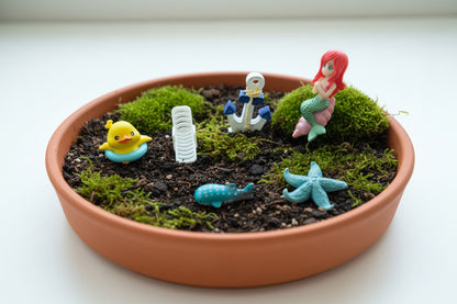 Miniature Sea Life Garden Décor Set