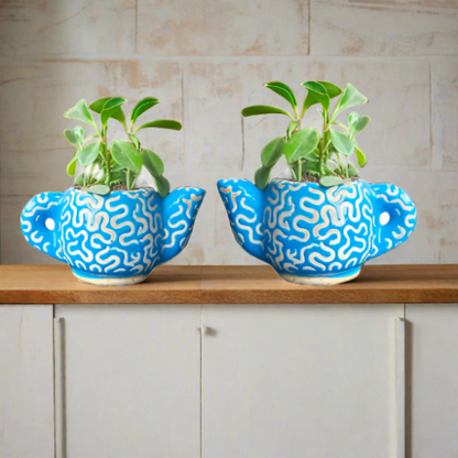 Teapot planters (set of2)