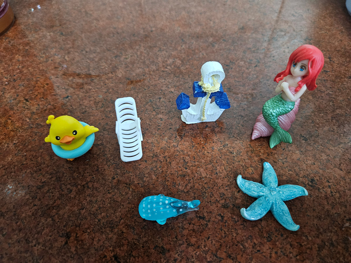 Miniature Sea Life Garden Décor Set