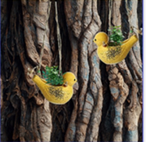 Hanging Bird Planter