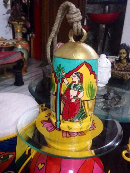 Bring a touch of playful charm to your home with our Mughal bell set! This set of 2 intricately designed bells adds a unique touch to any room or garden. With their exquisite details and delightful sounds, these bells are sure to bring joy and whimsy to any space. Let the Mughal magic ring throughout your home!