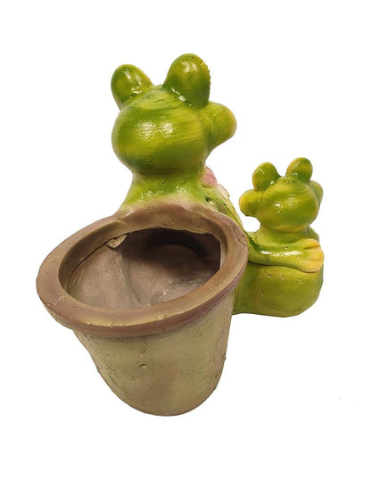 Mom and Me frog pot