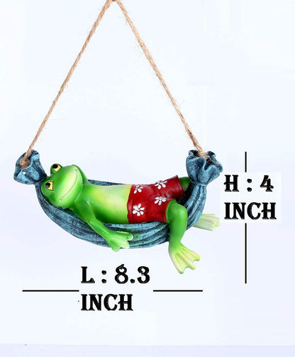 Funky Frog on swing