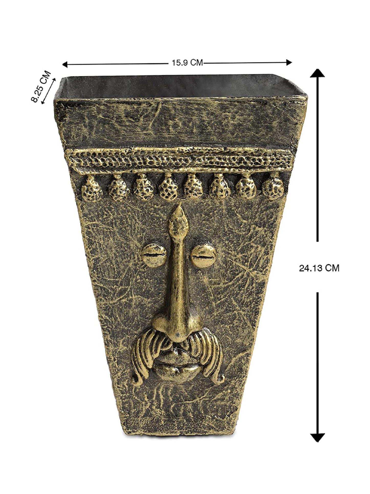 Discover a unique and playful way to add greenery to your walls with our set of two face mask wall planters. These pots are designed in the shape of a face, adding a touch of whimsy to your home decor. Made with durable materials for long-lasting use. Perfect for indoor and outdoor use.