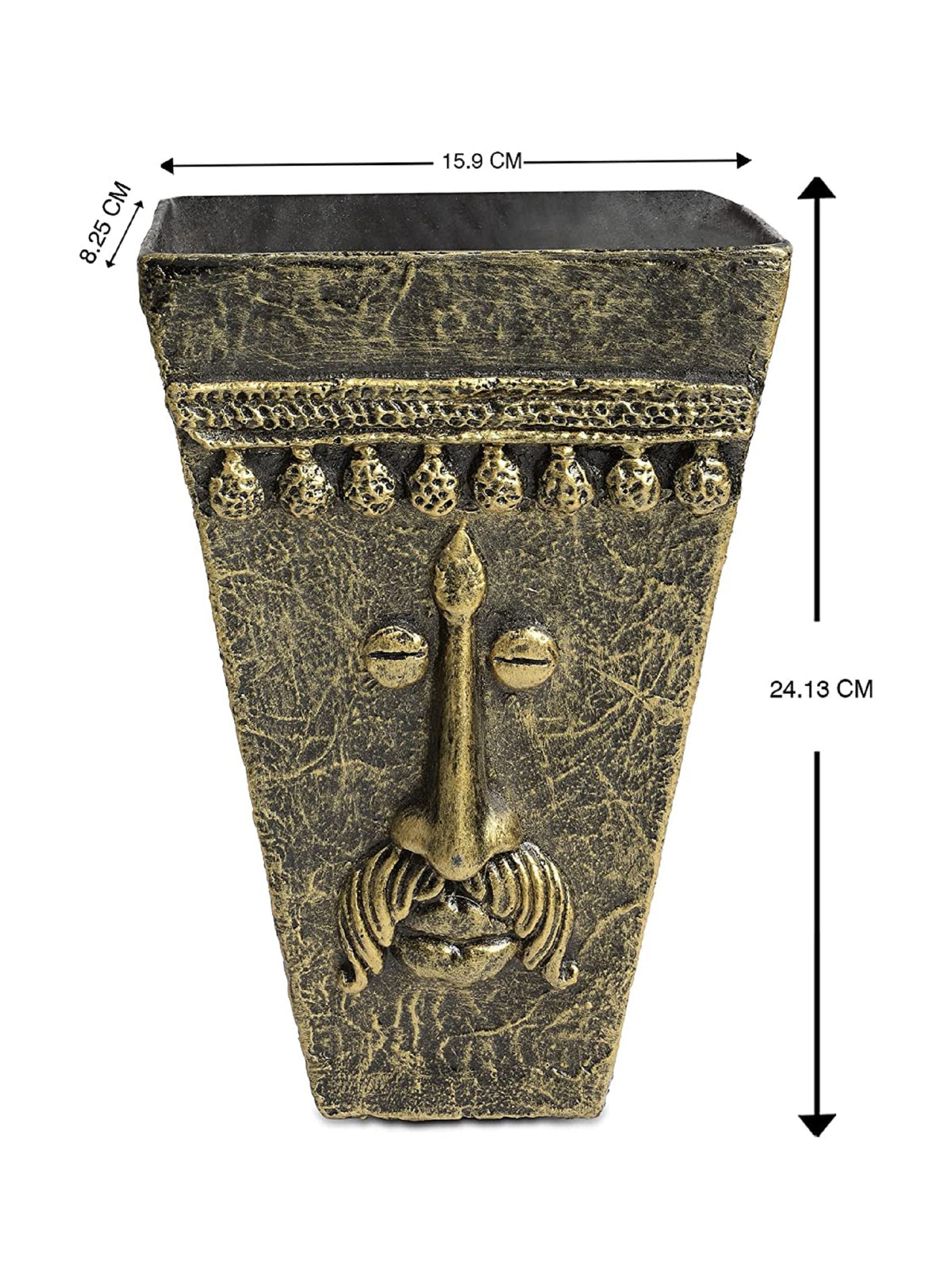 Discover a unique and playful way to add greenery to your walls with our set of two face mask wall planters. These pots are designed in the shape of a face, adding a touch of whimsy to your home decor. Made with durable materials for long-lasting use. Perfect for indoor and outdoor use.