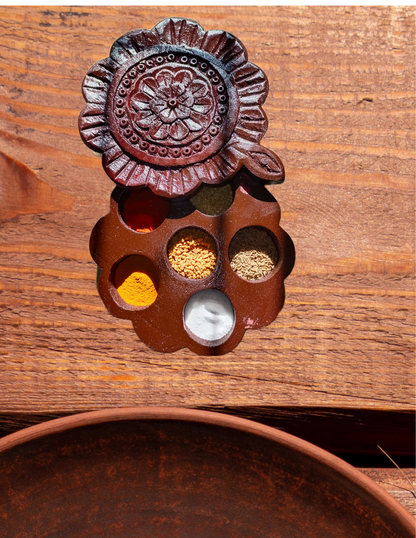 Wooden Spice box