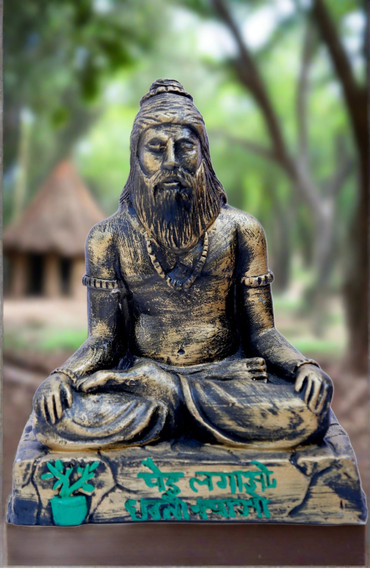 This decorative sadhu figurine is made from resin with a smooth finish with durable and long-lasting colors therefore it is highly durable. It is perfect for your home decor, living room decor, and garden decor as well as pooja room decor. It can be useful for home as well as hotels, restaurant decor. It is an excellent gifting option for corporates or on housewarmings, birthdays, anniversaries, or any other occasion.