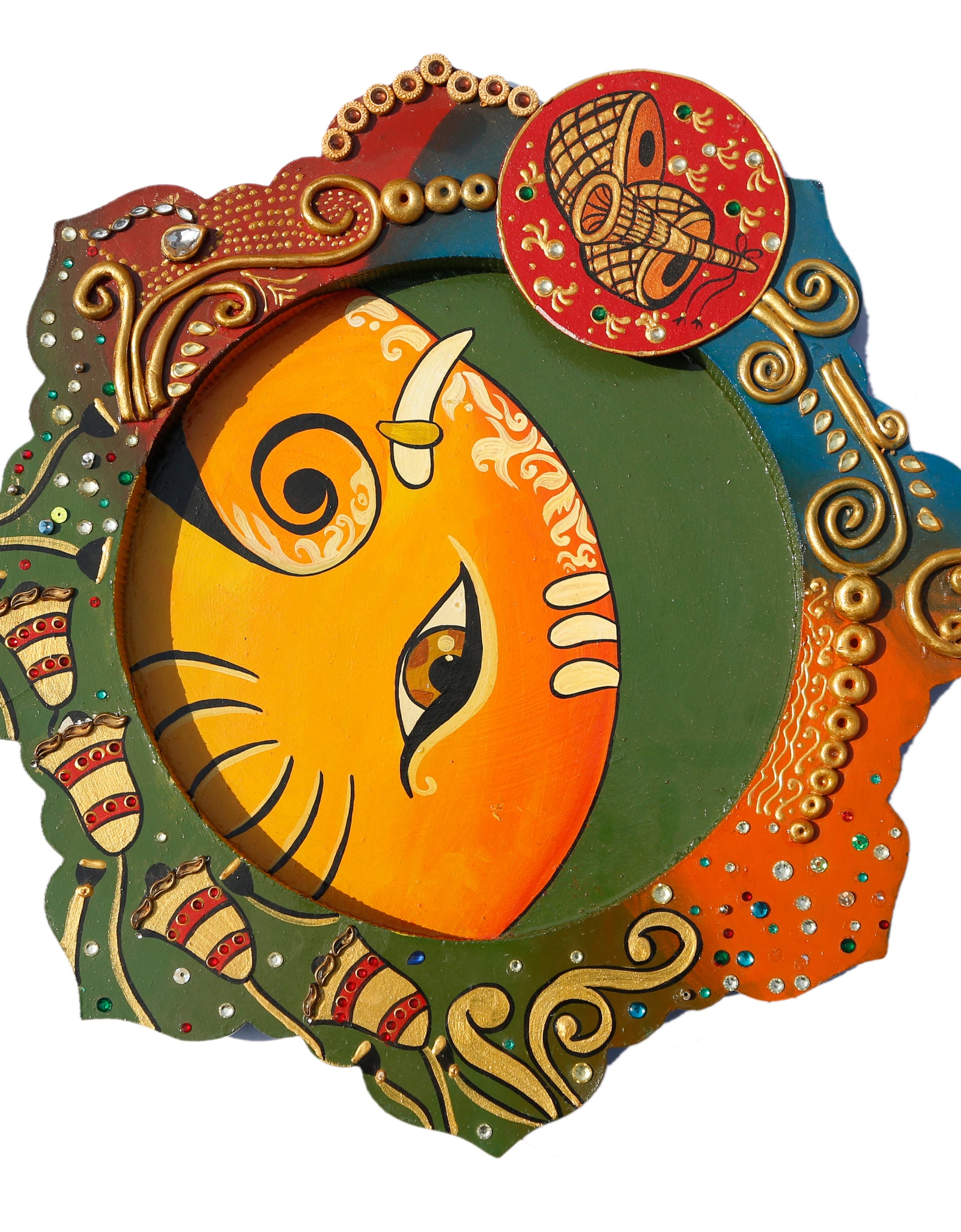 Ganesha themed plate