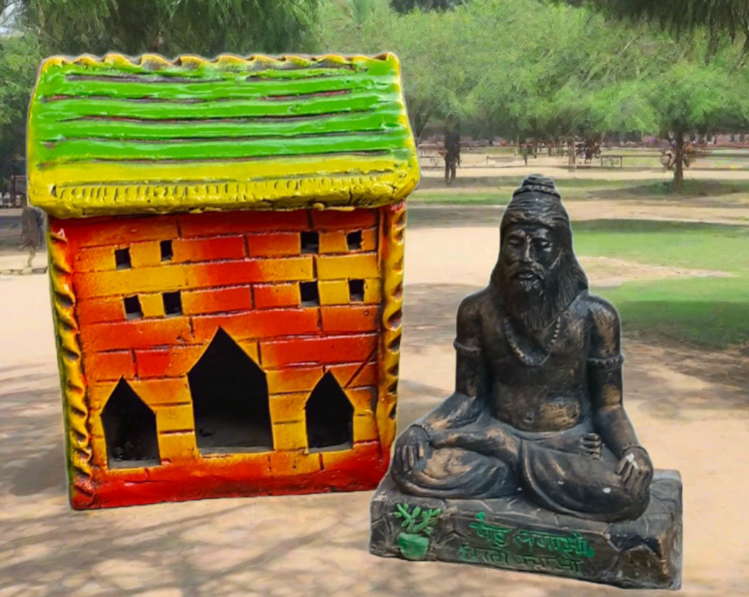 Bring peace and tranquility to your garden with our Garden Aura Sadhu Figurine Showpiece. Handcrafted with intricate detail, this figurine exudes a sense of calm and spirituality. Perfect for any outdoor space, it will surely add a touch of serenity to your surroundings.