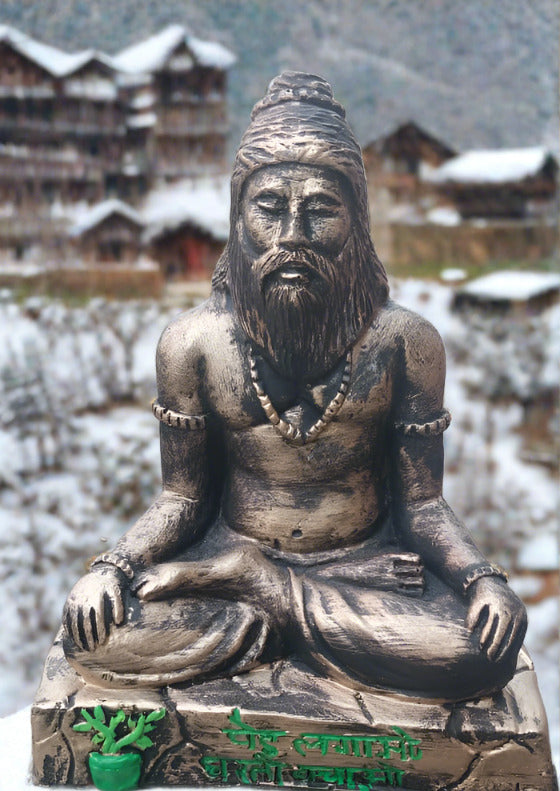 Bring peace and tranquility to your garden with our Garden Aura Sadhu Figurine Showpiece. Handcrafted with intricate detail, this figurine exudes a sense of calm and spirituality. Perfect for any outdoor space, it will surely add a touch of serenity to your surroundings.