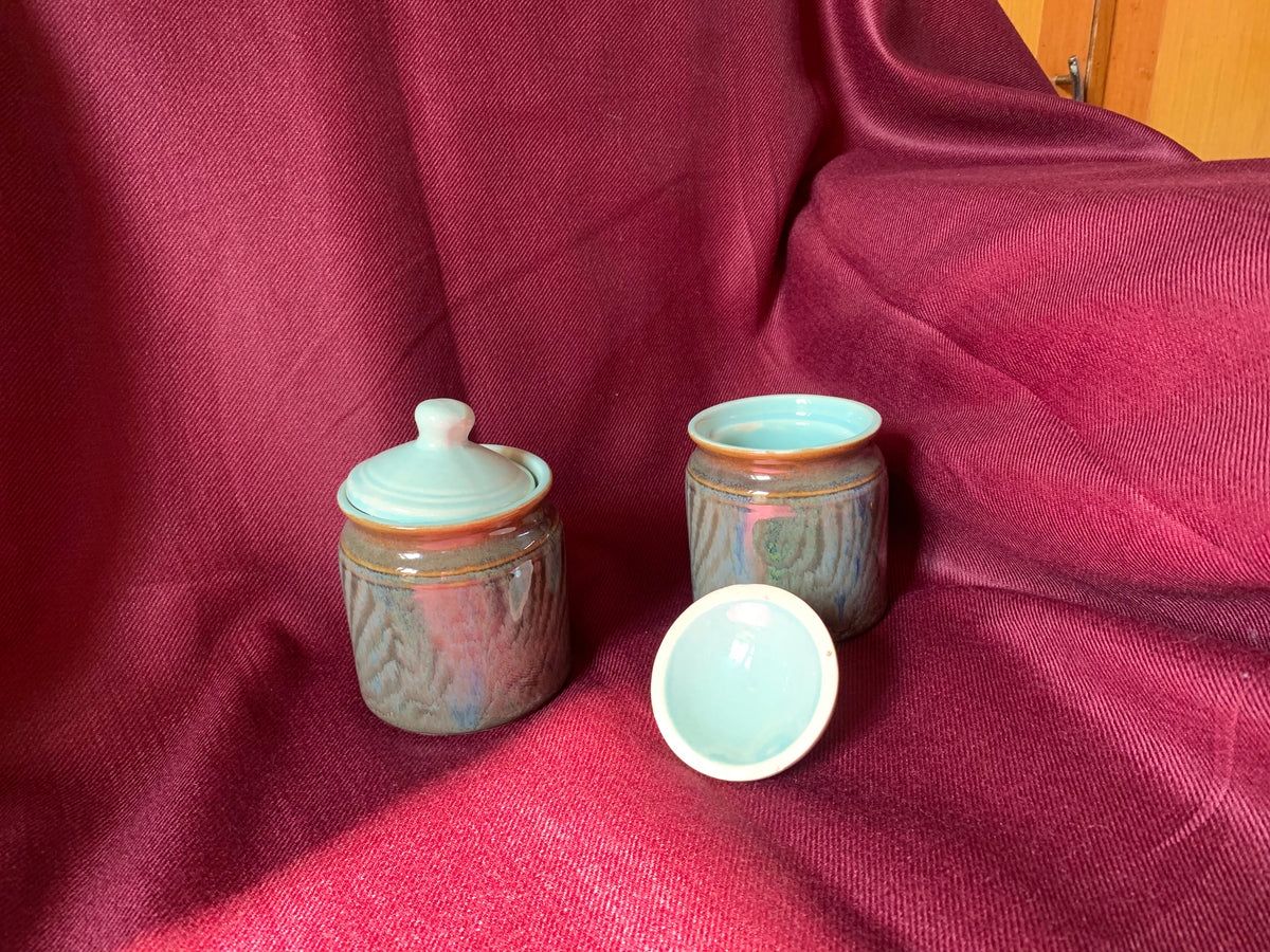 Turquoise Jars with Tray