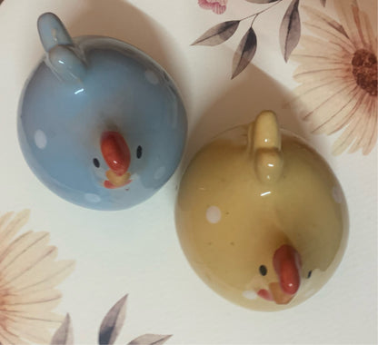 Ceramic hens decor