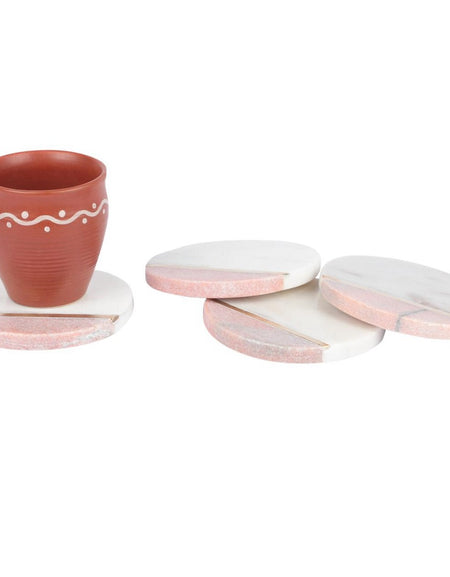 Marble coaster - Set of 4