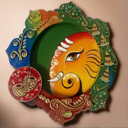 Ganesha themed plate