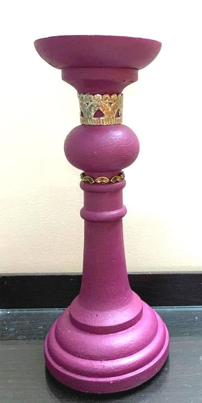 Mauve Candle stand