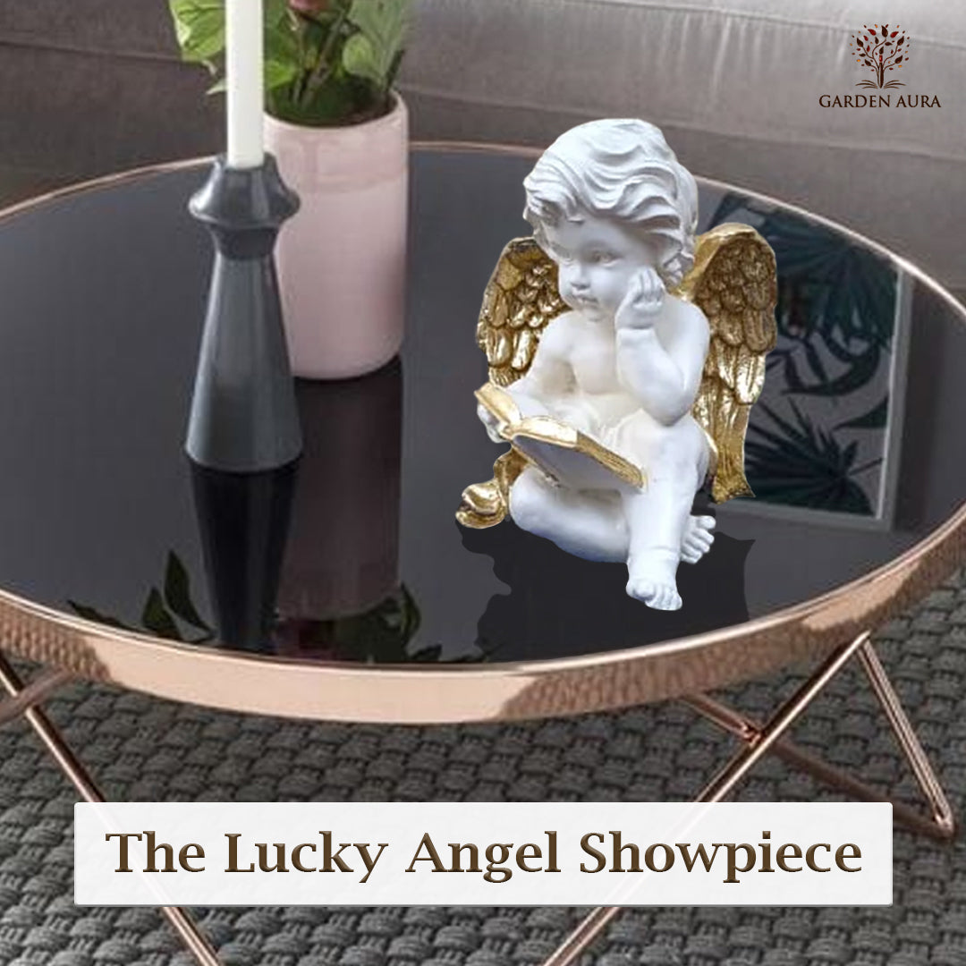 The Lucky Angel showpiece for desk
